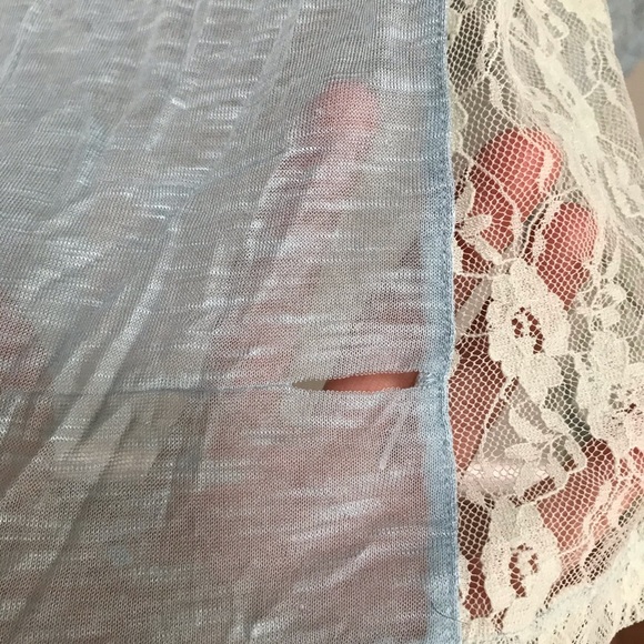 Free People Intimately light blue tank top - Picture 7 of 8